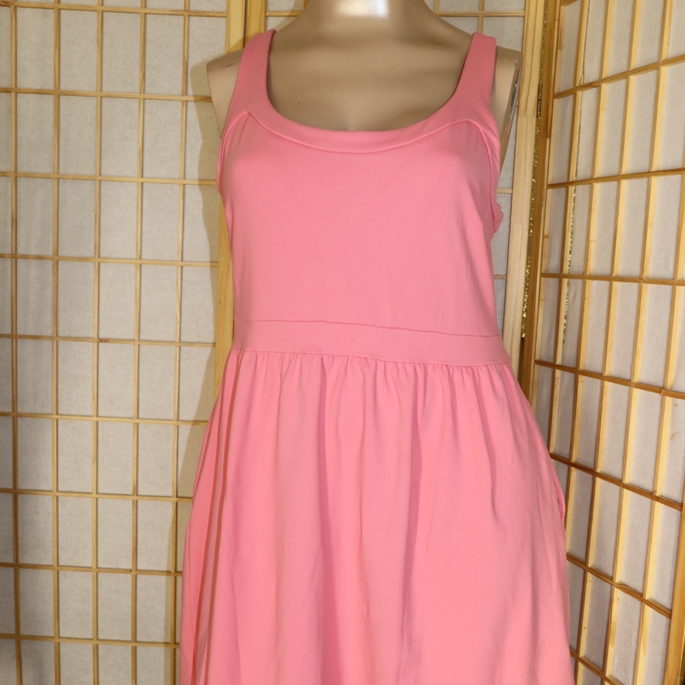 Cynthia Rowley pink dress with pockets!